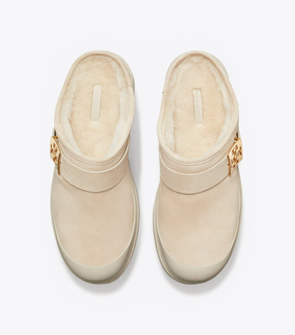 Mellow Shearling Platform Mule