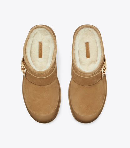 Mellow Shearling Platform Mule