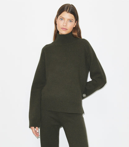 Merino Wool Turtleneck Sweater