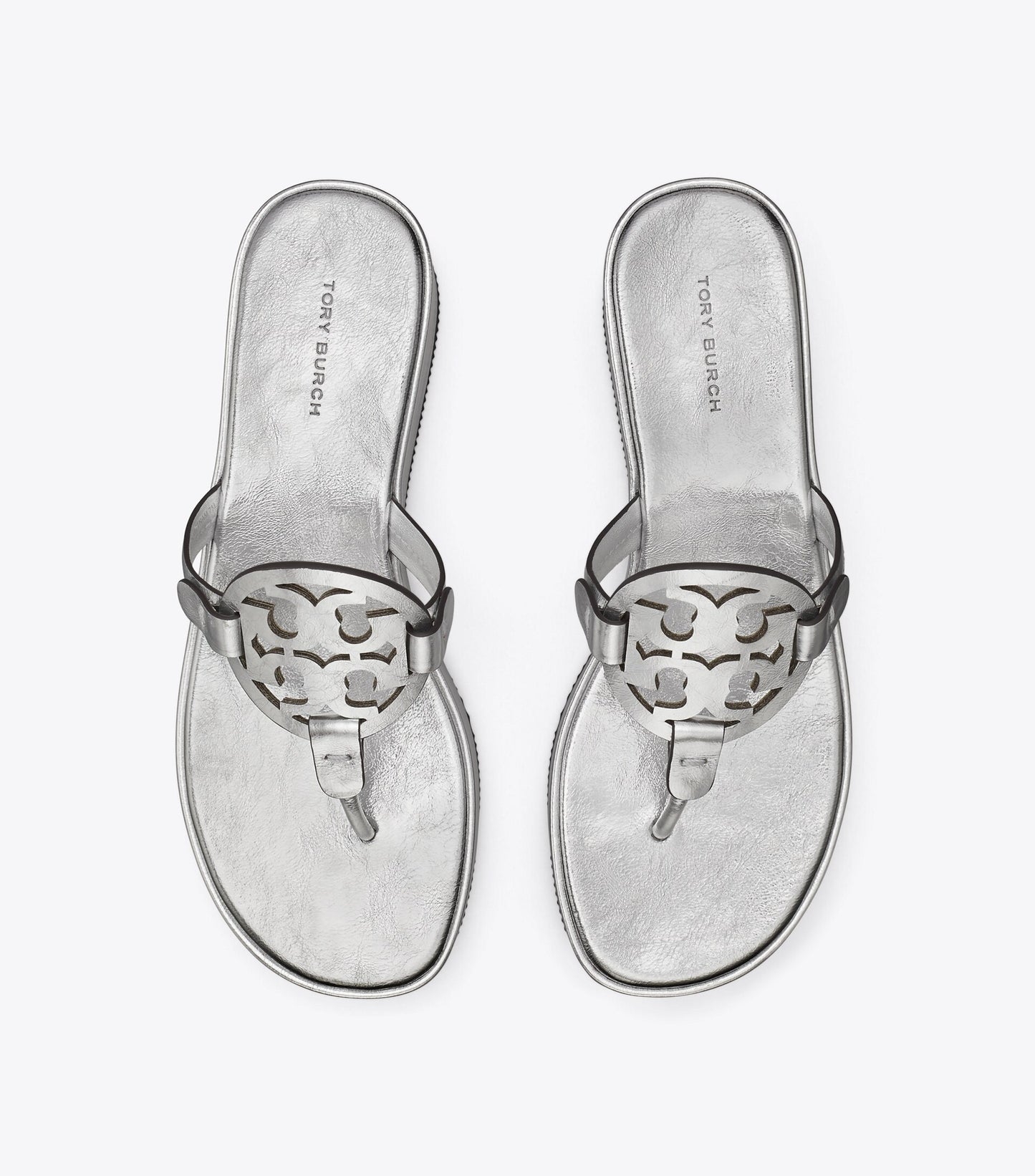 Miller Crinkled Metallic Wedge Sandal