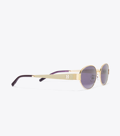 Miller Metal Oval Sunglasses