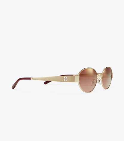 Miller Metal Oval Sunglasses