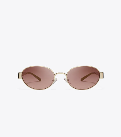 Miller Metal Oval Sunglasses
