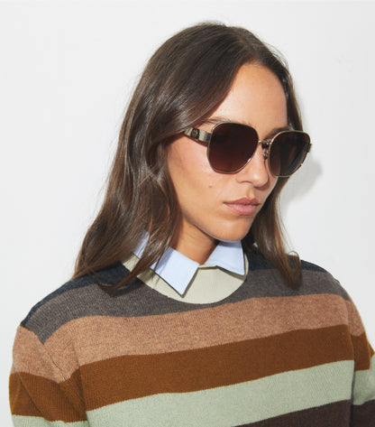 Miller Metal Square Sunglasses