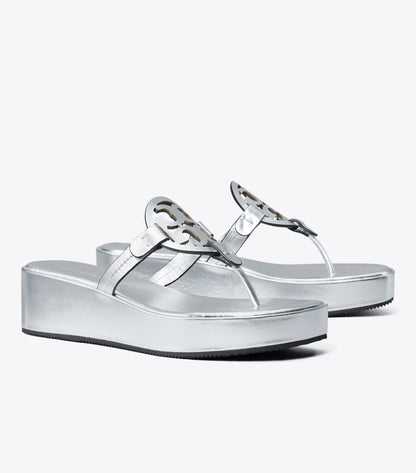 Miller Metallic Wedge Sandal