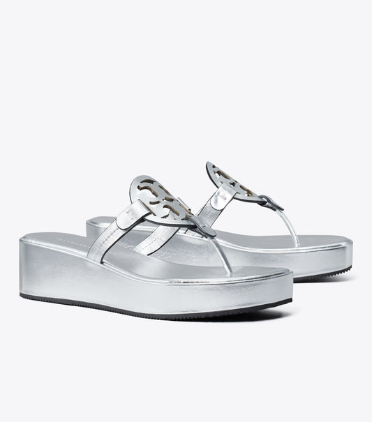 Miller Metallic Wedge Sandal
