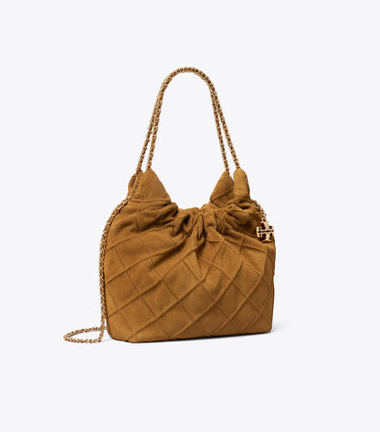 Mini Fleming Soft Suede Hobo Bag