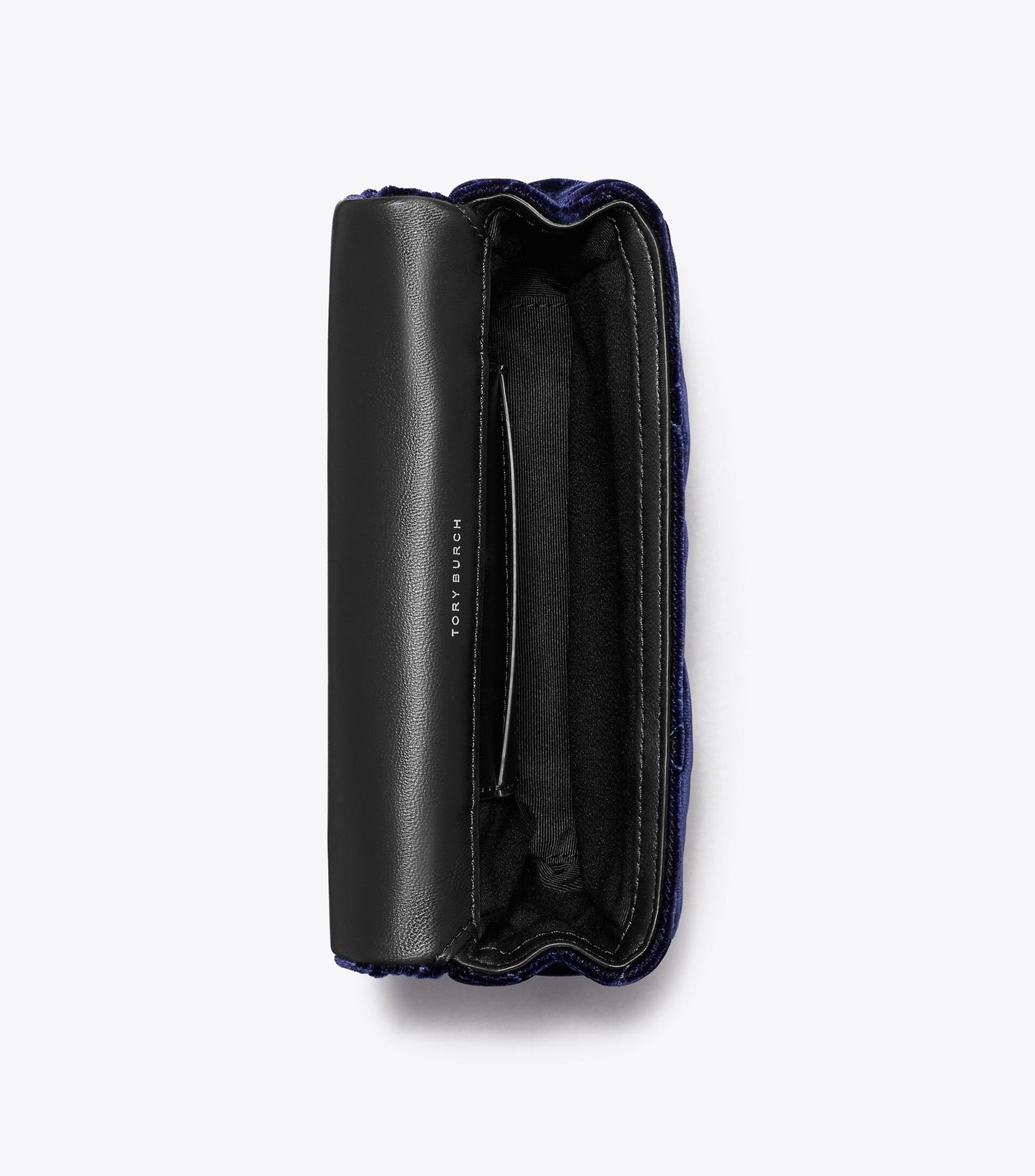 Mini Kira Diamond Quilt Velvet Pavé Flap Bag