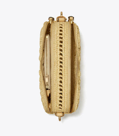 Mini Miller Raffia Crossbody Bag