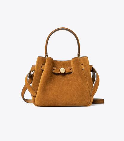 Mini Romy Suede Bucket Bag