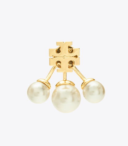 Moondance Pearl Front-Back Earrings