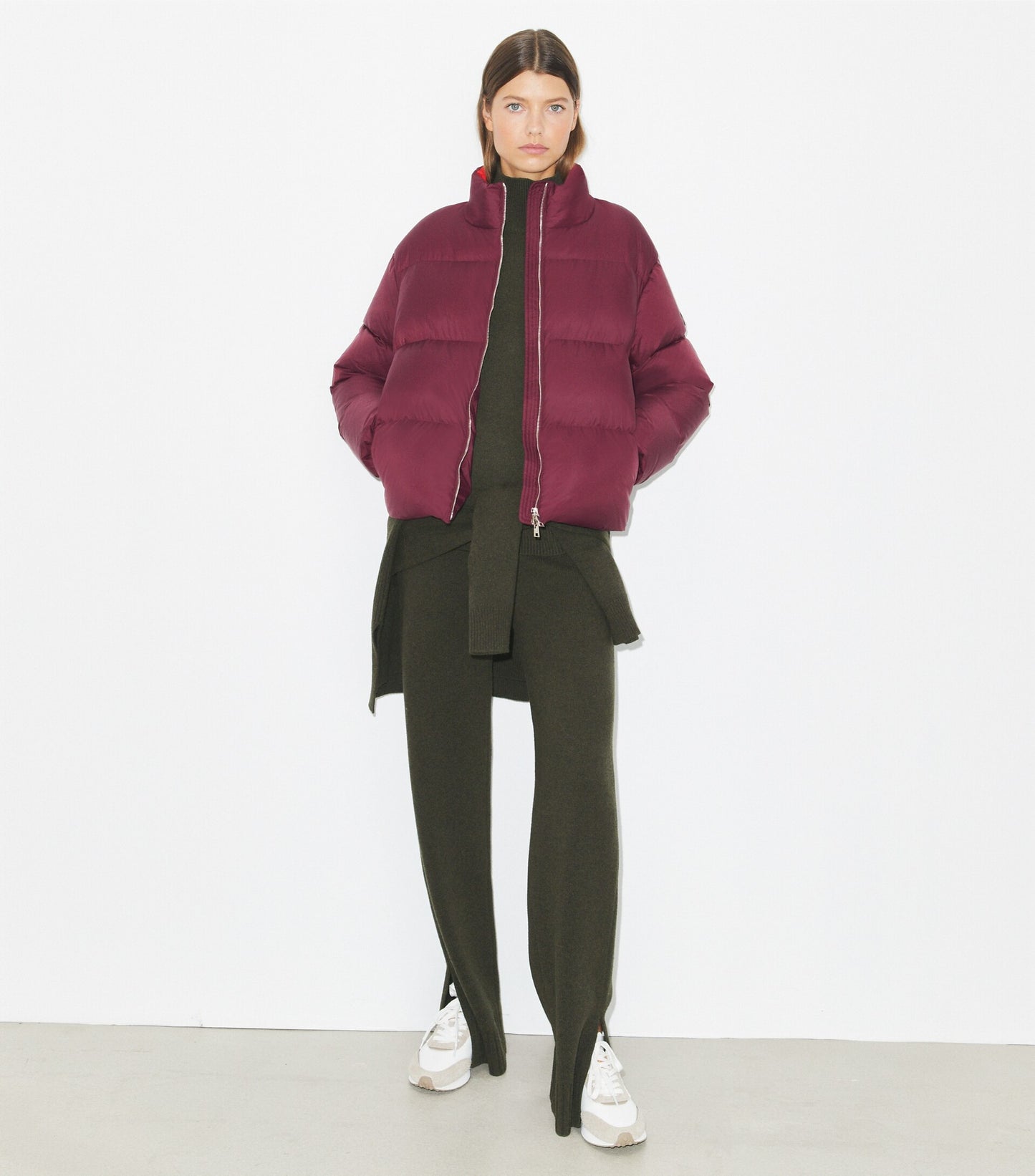 Nylon Down Puffer Jacket