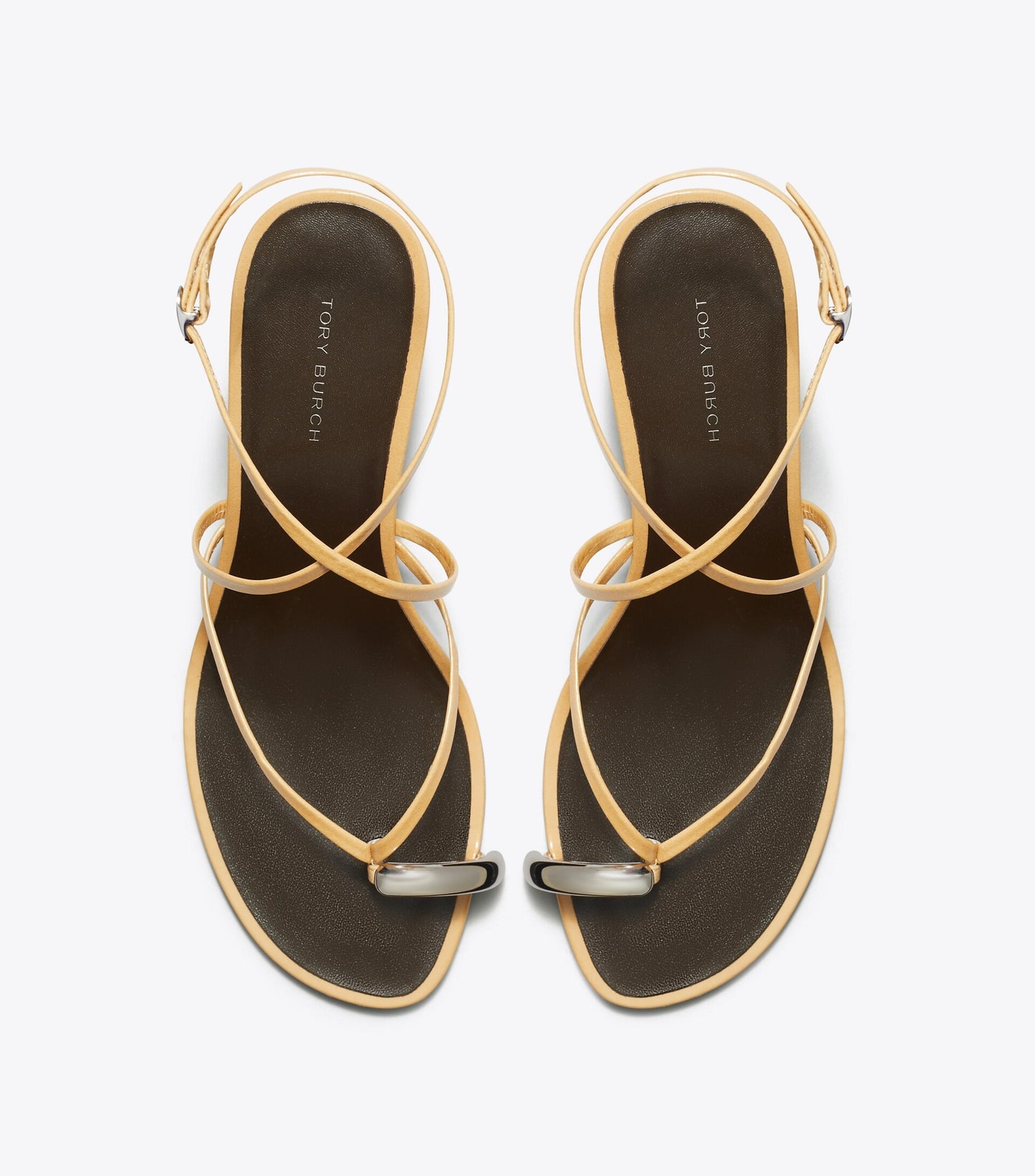 Pierced Multi-Strap Heeled Sandal