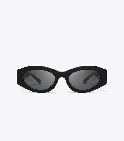 Pierced Oval Sunglasses