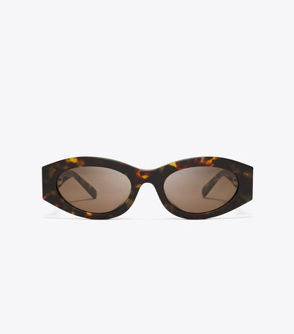 Pierced Oval Sunglasses