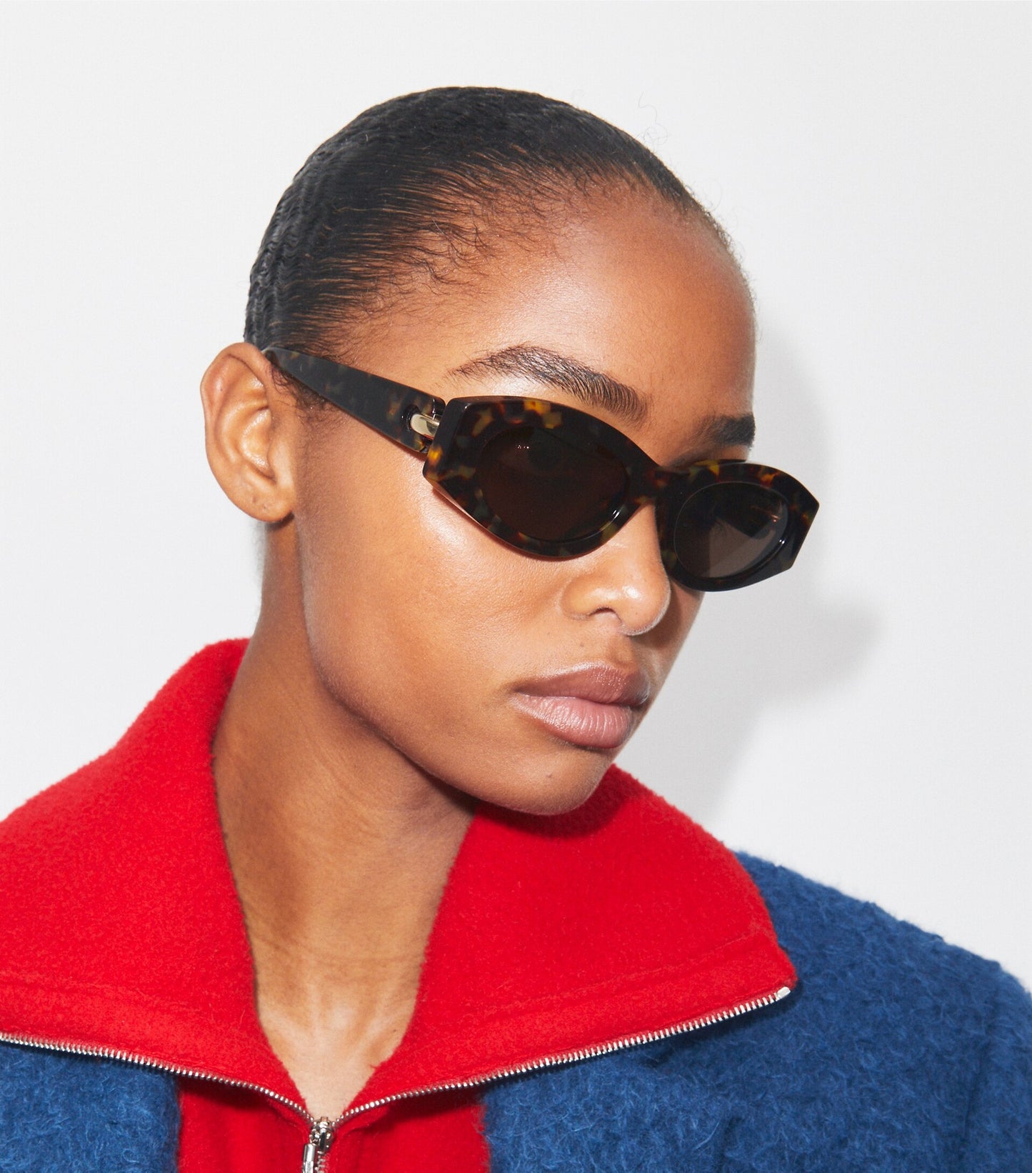 Pierced Oval Sunglasses