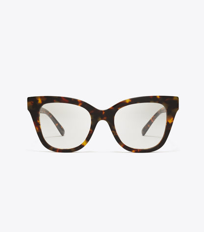 Pierced Oversized Cat-Eye Eyeglasses