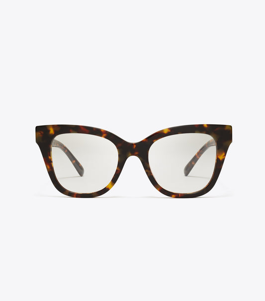 Pierced Oversized Cat-Eye Eyeglasses