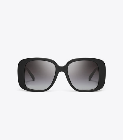 Pierced Oversized Square Sunglasses