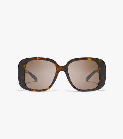 Pierced Oversized Square Sunglasses