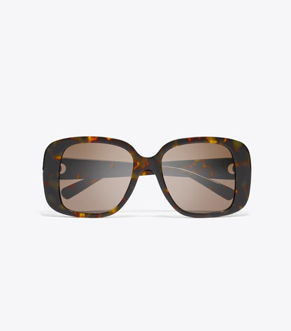 Pierced Oversized Square Sunglasses