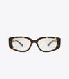 Pierced Rectangle Eyeglasses