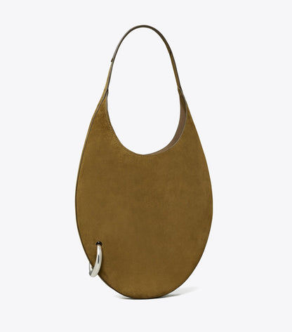 Pierced Suede Bag