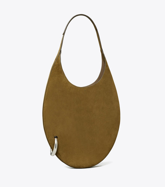 Pierced Suede Bag