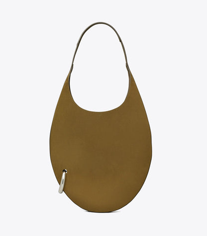 Pierced Suede Bag
