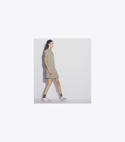 Plaid Drop-Waist Pleated Golf Dress