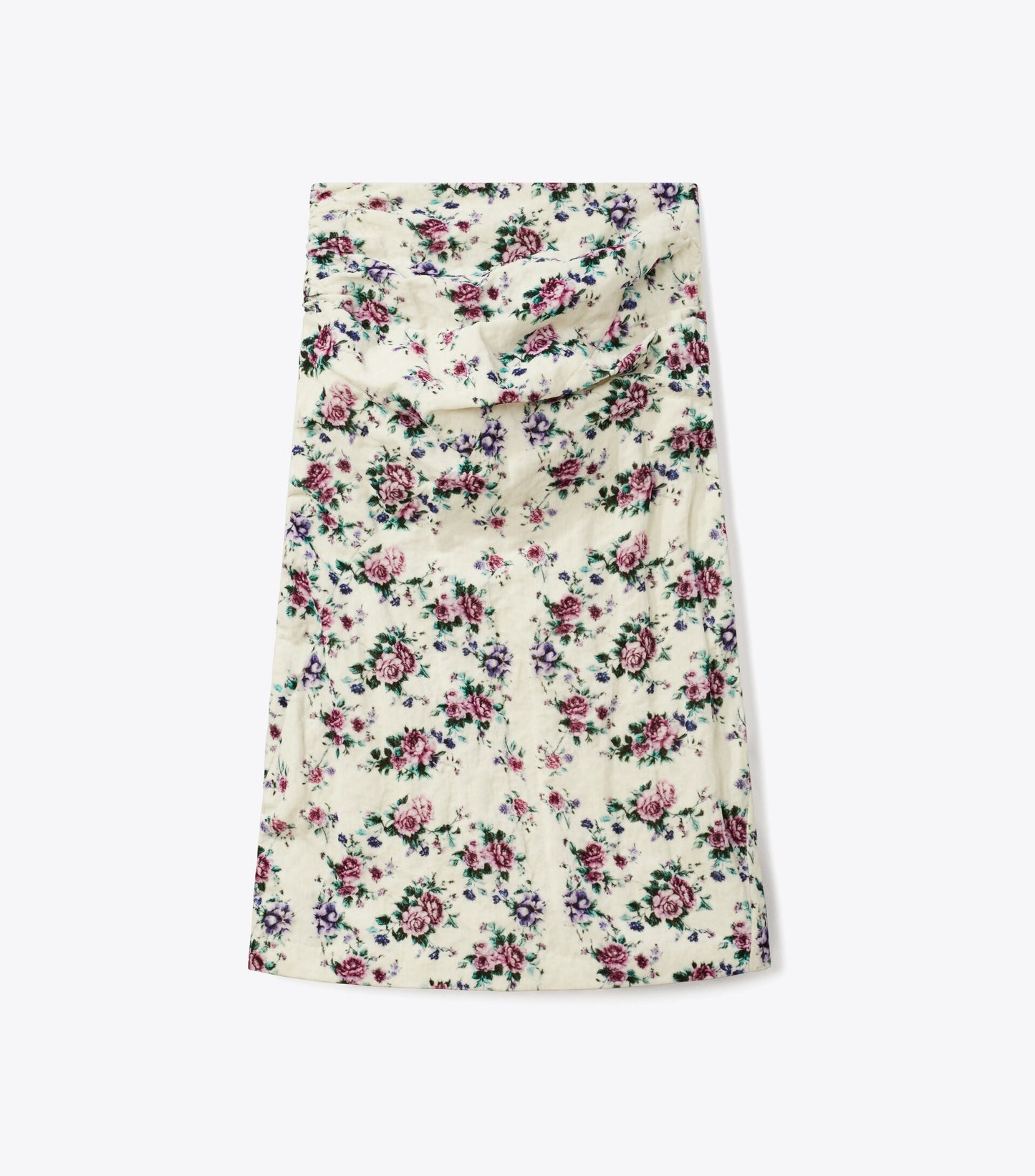 Printed Cotton Velvet Skirt