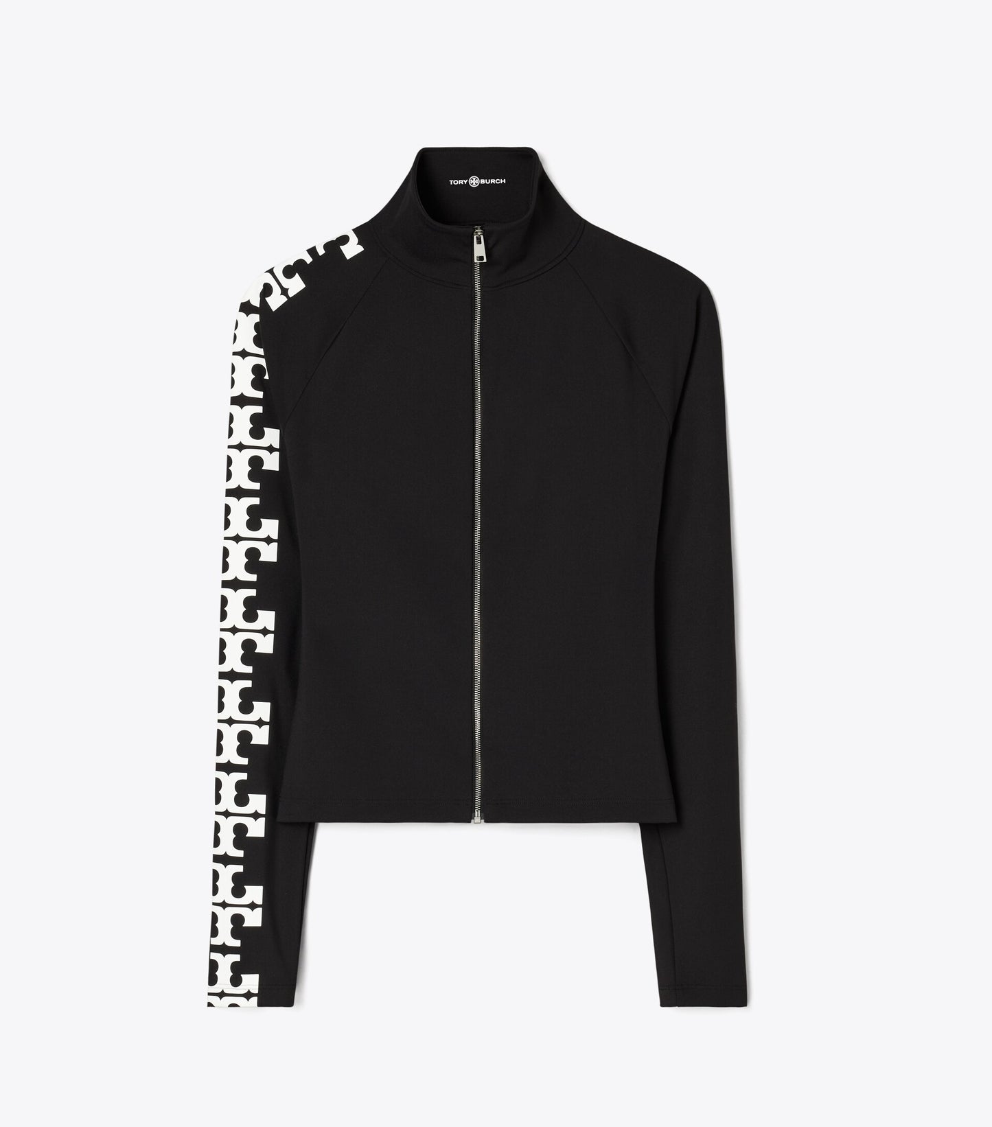 Reflective Nylon Logo Zip Top