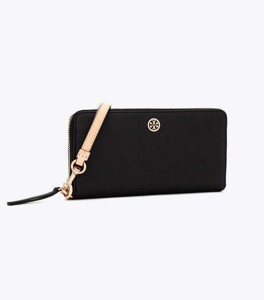 Robinson Pebbled Zip Continental Wallet