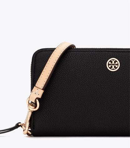 Robinson Pebbled Zip Continental Wallet