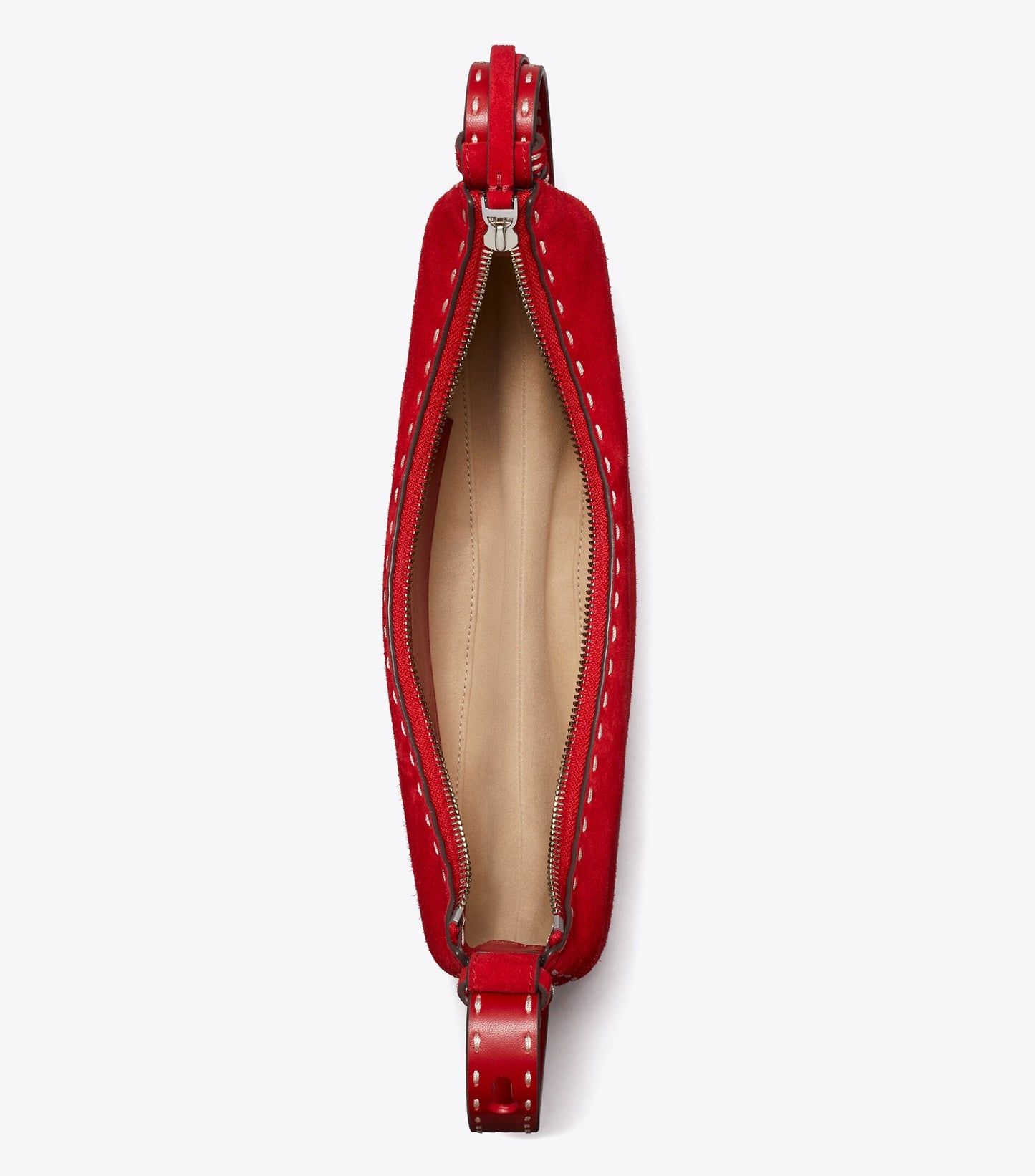 Romy Suede Half Moon Bag