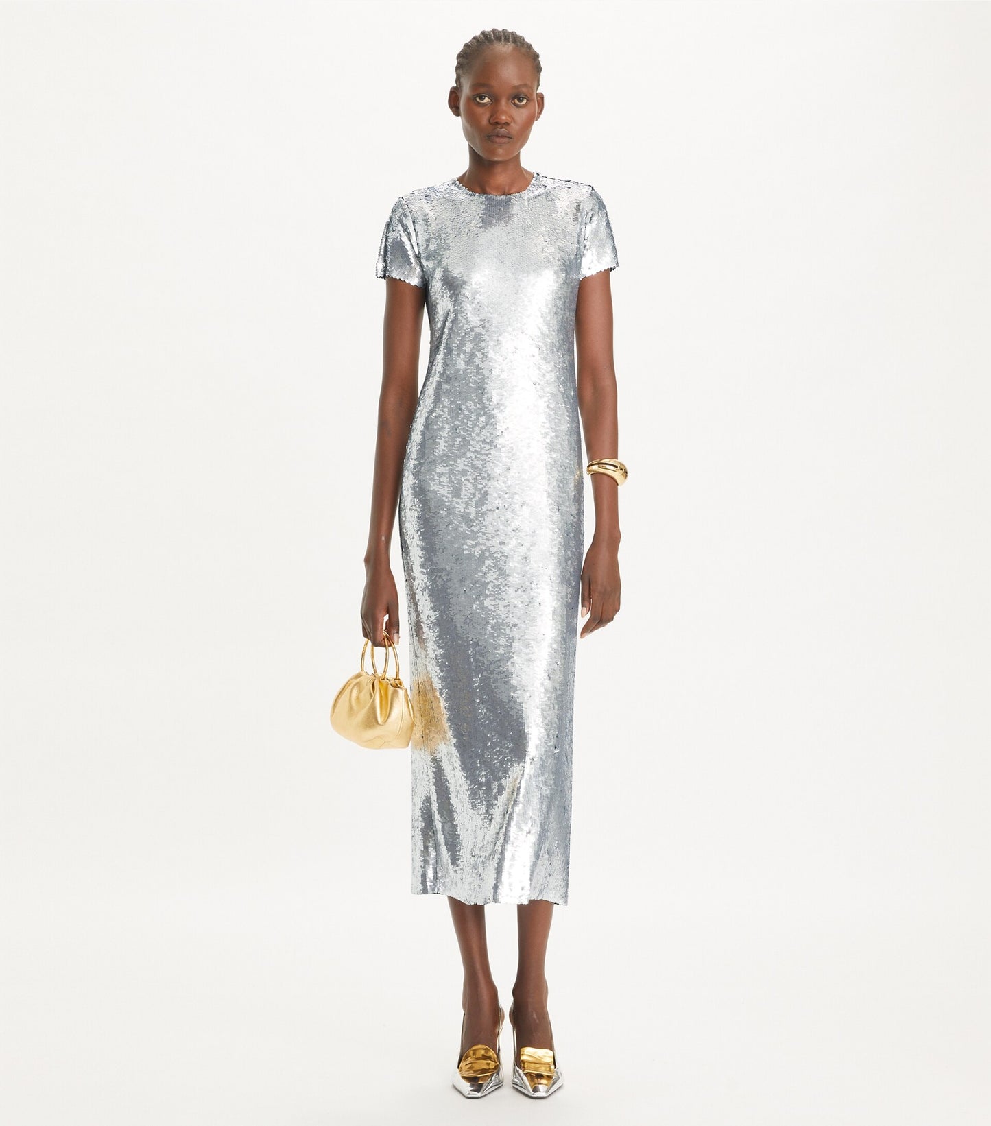 Sequined T-Shirt Dress