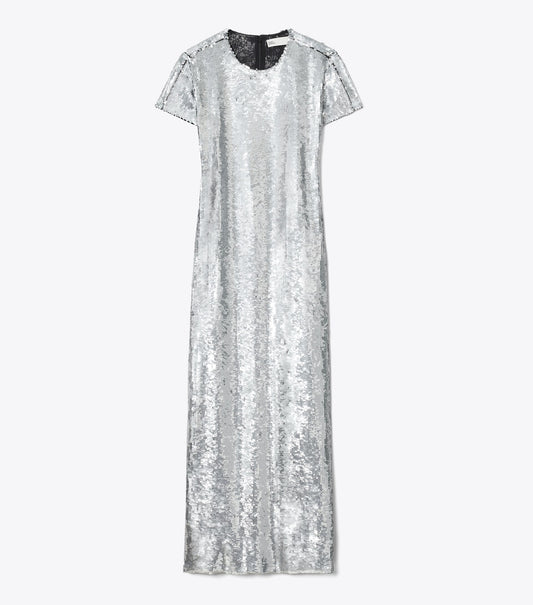 Sequined T-Shirt Dress
