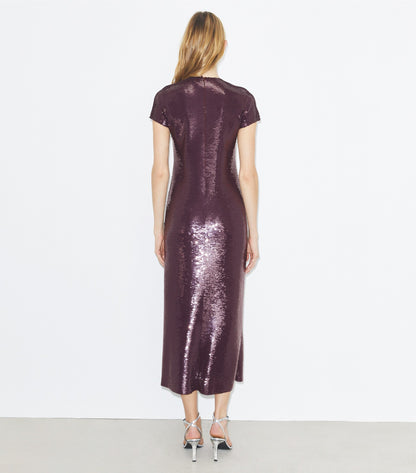 Sequined T-Shirt Dress