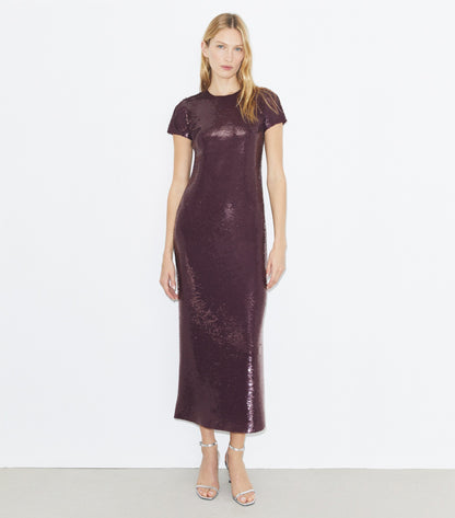 Sequined T-Shirt Dress