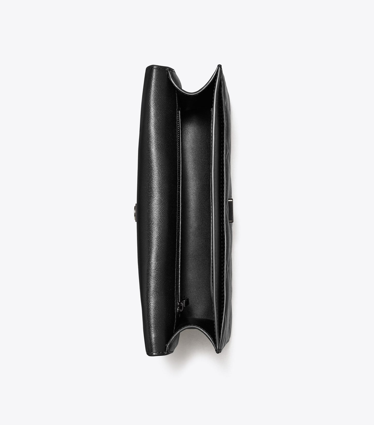 Small Fleming Polished-Grain Shoulder Bag