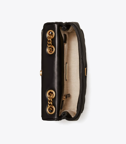 Small Kira Chevron Shoulder Bag