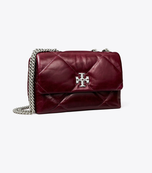 Small Kira Diamond Quilt Distressed Shoulder Bag