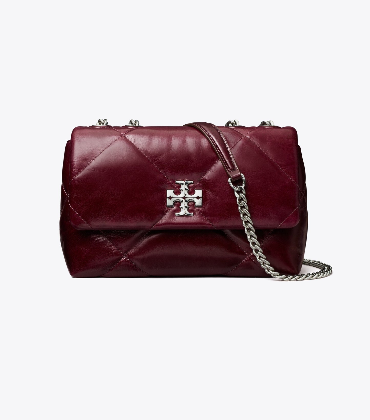 Small Kira Diamond Quilt Distressed Shoulder Bag