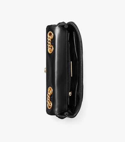 Small Kira Diamond Quilt Pavé Shoulder Bag