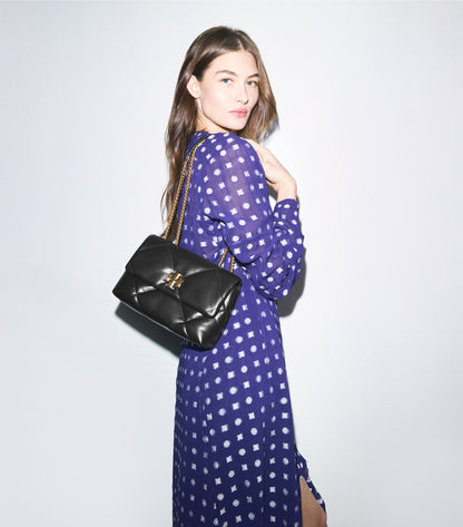 Small Kira Diamond Quilt Shoulder Bag