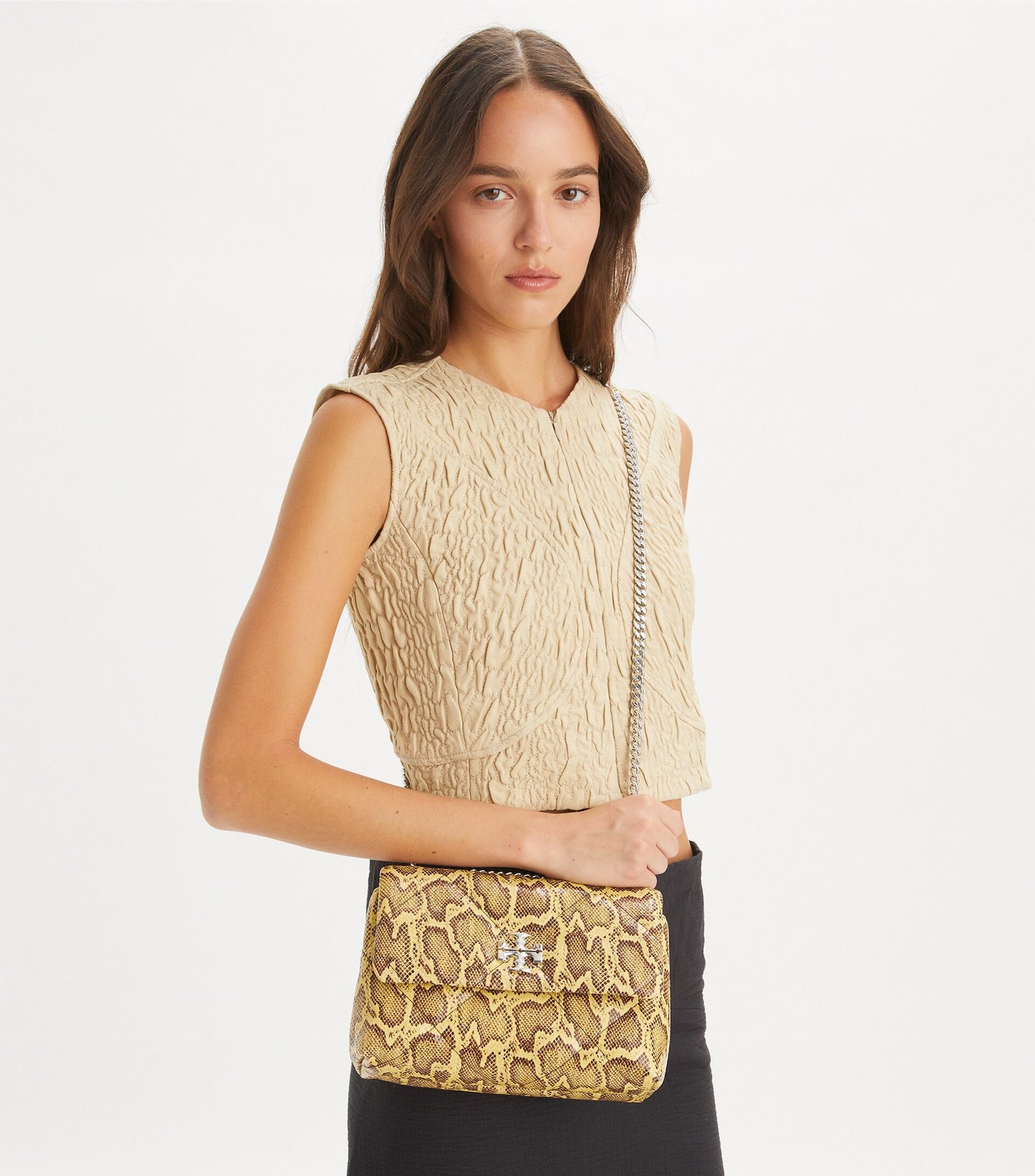 Small Kira Diamond Quilt Shoulder Bag