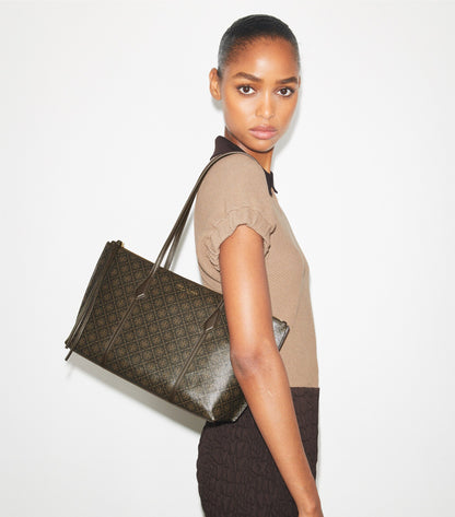 Small Perry Coated Canvas Tote