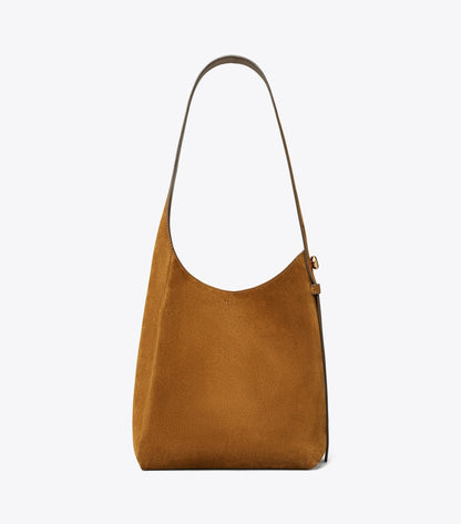 Small Romy Suede Hobo Bag