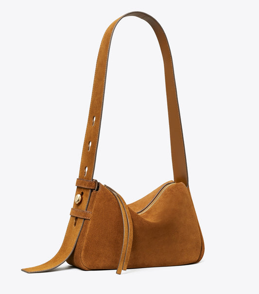 Small Romy Suede Shoulder Bag