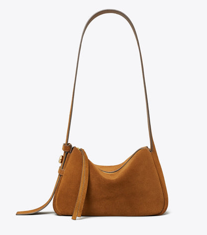 Small Romy Suede Shoulder Bag